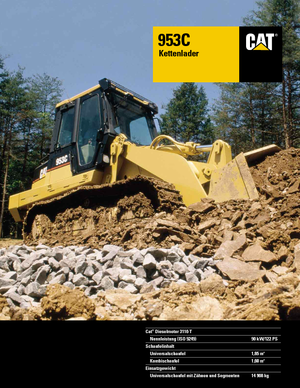 Cargadoras de orugas Caterpillar 953 C