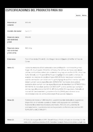 Cargadoras de orugas Caterpillar 953