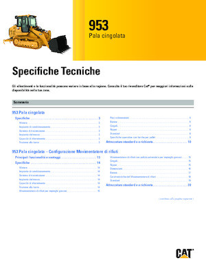 Cargadoras de orugas Caterpillar 953