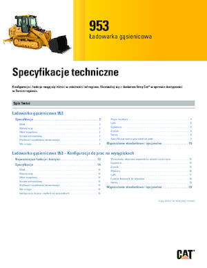 Cargadoras de orugas Caterpillar 953
