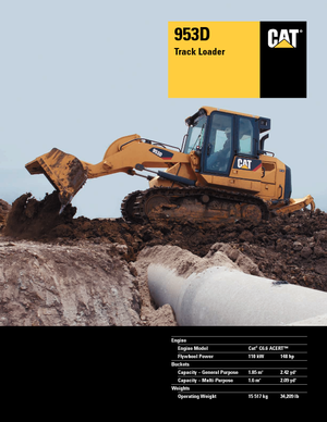 Cargadoras de orugas Caterpillar 953D