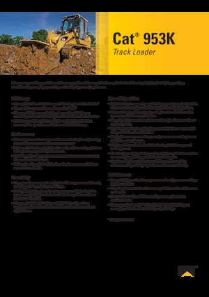 Cargadoras de orugas Caterpillar 953K