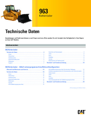 Cargadoras de orugas Caterpillar 963