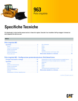 Cargadoras de orugas Caterpillar 963