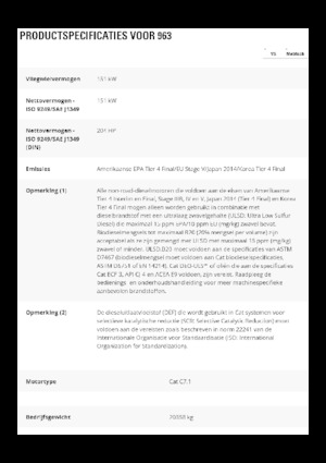 Cargadoras de orugas Caterpillar 963