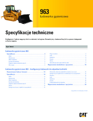Cargadoras de orugas Caterpillar 963