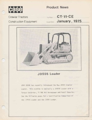Cargadoras de orugas Case JD555 