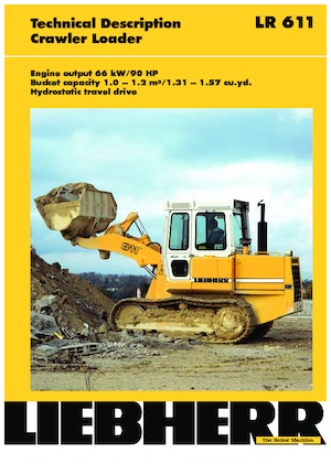 Cargadoras de orugas Liebherr LR 611 M
