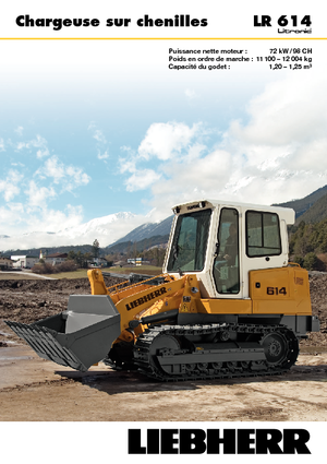 Cargadoras de orugas Liebherr LR 614