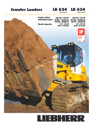 Cargadoras de orugas Liebherr LR 634