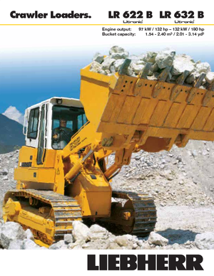 Cargadoras de orugas Liebherr LR 632 B