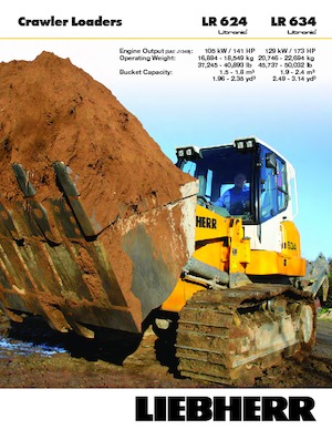 Cargadoras de orugas Liebherr LR 634