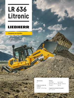 Cargadoras de orugas Liebherr LR 636 G8.0