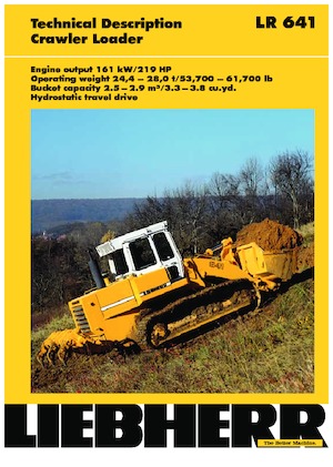 Cargadoras de orugas Liebherr LR 641