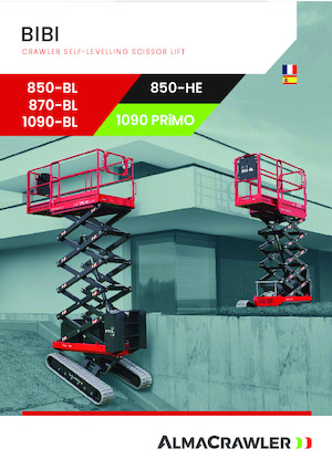 Plataformas de tijera de orugas Almac Bibi 1090 PRiMO