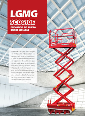 Plataformas de tijera de orugas LGMG  SC0610E