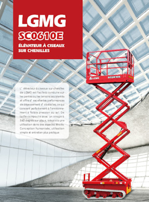 Plataformas de tijera de orugas LGMG  SC0610E