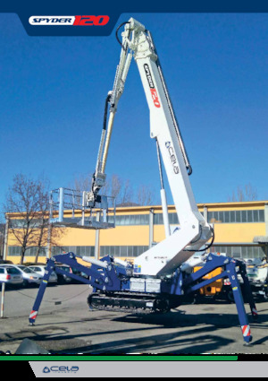 Plataformas telescópicas de orugas CELA DT120 Spyder