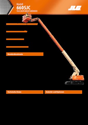Plataformas telescópicas de orugas JLG 660SJC