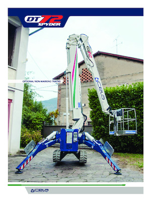 Plataformas telescópicas de orugas CELA DT72 Spyder