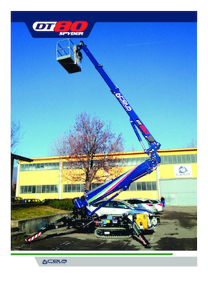 Plataformas telescópicas de orugas CELA DT80 Spyder