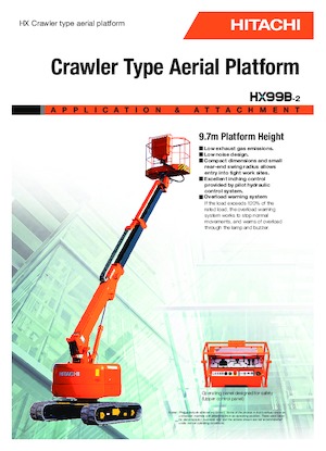 Plataformas telescópicas de orugas Hitachi HX 99 B 2