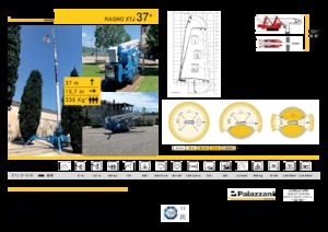 Plataformas telescópicas de orugas Palazzani XTJ 37+ C