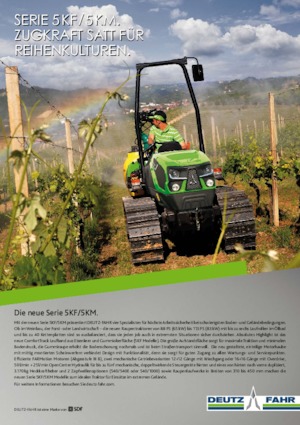 Tractores agrículas de orugas DEUTZ-FAHR 5100 KF 
