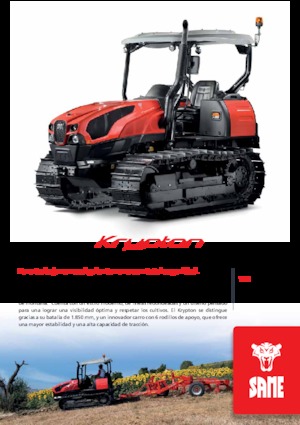Tractores agrículas de orugas SAME Krypton 115 