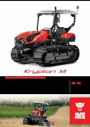 Tractores agrículas de orugas SAME Krypton M 105 