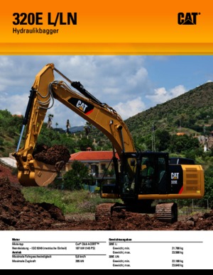 Excavadoras de orugas Caterpillar 320E LN