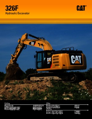 Excavadoras de orugas Caterpillar 326F L