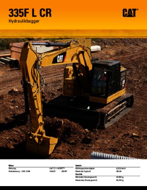 Excavadoras de orugas Caterpillar 335F L 