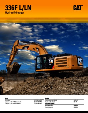 Excavadoras de orugas Caterpillar 336F L
