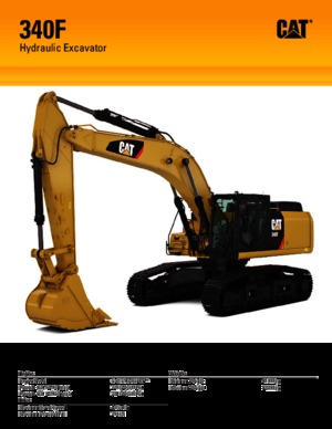 Excavadoras de orugas Caterpillar 340F L