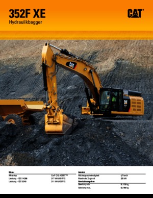 Excavadoras de orugas Caterpillar 352F L XE