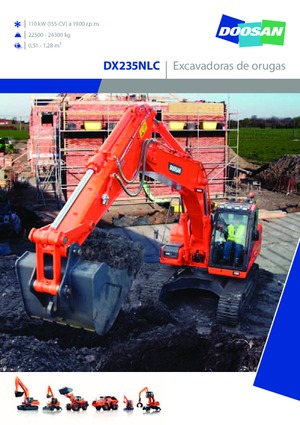 Excavadoras de orugas Doosan DX235NLC