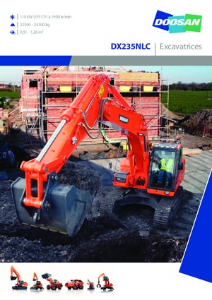 Excavadoras de orugas Doosan DX235NLC