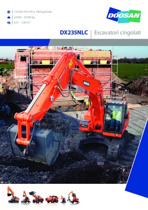 Excavadoras de orugas Doosan DX235NLC