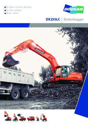 Excavadoras de orugas Doosan DX 255 LC