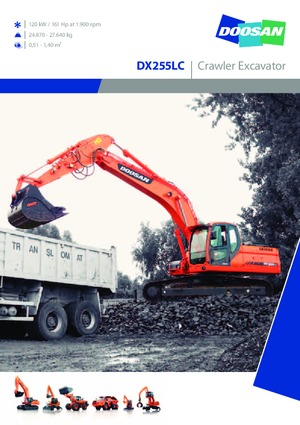 Excavadoras de orugas Doosan DX 255 LC