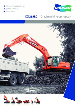 Excavadoras de orugas Doosan DX 255 LC