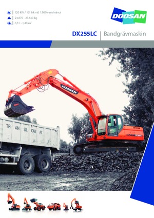 Excavadoras de orugas Doosan DX 255 LC