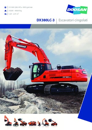 Excavadoras de orugas Doosan DX380LC-3