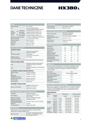 Excavadoras de orugas Hyundai HX380L