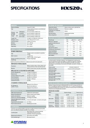 Excavadoras de orugas Hyundai HX520L