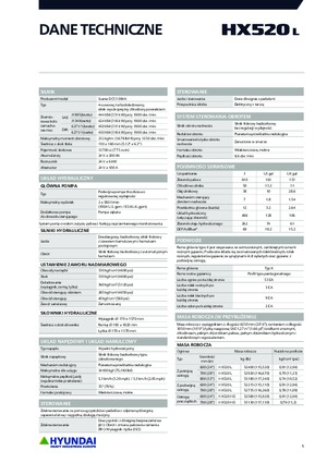 Excavadoras de orugas Hyundai HX520L