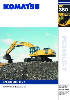 Excavadoras de orugas Komatsu PC380LC-7 active