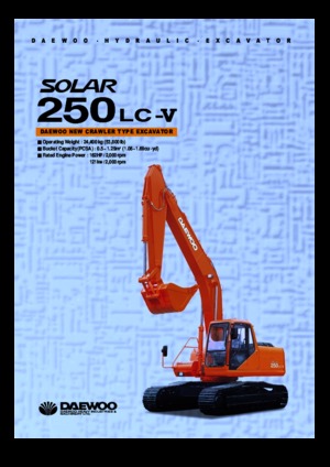 Excavadoras de orugas Doosan Solar 250 LC-V