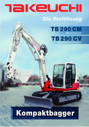 Excavadoras de orugas Takeuchi TB290